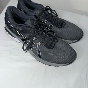 Asics GT2009 Charcoal and Black Athletic Sneakers